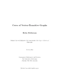 Cores of Vertex-Transitive Graphs