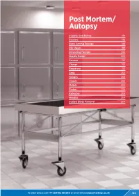 Post Mortem/ Autopsy
