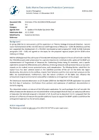 3-5 Overview of the HELCOM ACTION Project