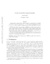 A Note on Module-Composed Graphs