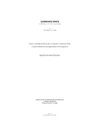 Queer(Ing) Space Potentials of the In-Between