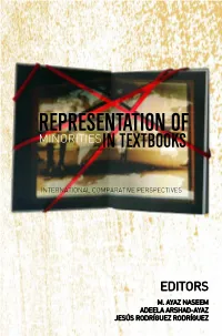 Representation of Minorities in Textbooks Representation