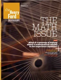 What If a Museum of History Added a Mathematical Exhibit to the Experience Equation?