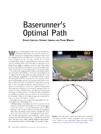 Baserunner's Optimal Path