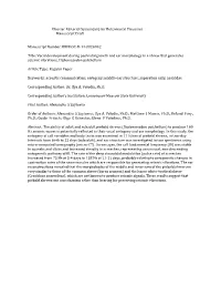 Behavioural Processes Manuscript Draft