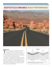 Geotextiles Enhance Road Performance