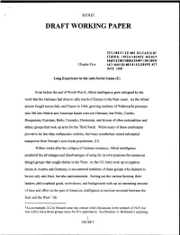 Draft Working Paper