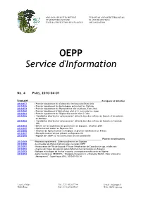 EPPO Reporting Service
