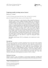 Exploring Mobile Learning Success Factors Thomas D