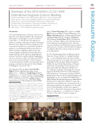 Meeting Summaries