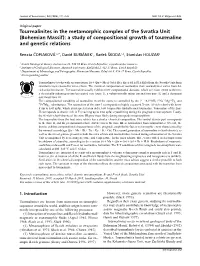 Tourmalinites in the Metamorphic Complex of the Svratka Unit (Bohemian Massif): a Study of Compositional Growth of Tourmaline and Genetic Relations