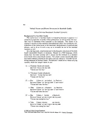 Verbal Nouns and Event Structure in Scottish Gaelic