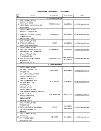 Urjamithra Address List - 140 Centres
