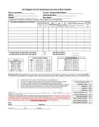 Diving Reservation Form
