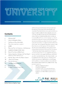 Getting Into Your Top Choice University