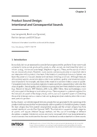 Product Sound Design: Intentional and Consequential Sounds