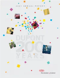2 0 0 1 a N N U a L R E P O