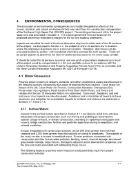 4 Environmental Consequences