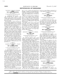 EXTENSIONS of REMARKS November 13, 2001 EXTENSIONS of REMARKS