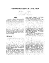 Hash Collision Attack Vectors on the Ed2k P2P Network
