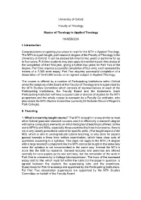 Mth Revised Handbook 2010-11.Pdf