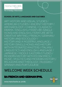 Week Schedule
