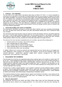Annual Report to Leeds NUT 2006