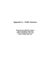 Appendix a – Traffic Volumes
