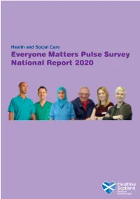 Everyone Matters Pulse Survey National Report 2020