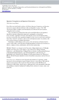 Front Matter of the Book Contains a Detailed Table of Contents, Which We Encourage You to Browse
