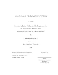 Modeling of Photovoltaic Systems