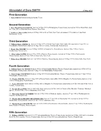 Short Ahnentafel of All 1000 Or So of My Own Direct Ancestors