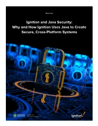 Ignition and Java Security: Why and How Ignition Uses Java to Create Secure, Cross-Platform Systems