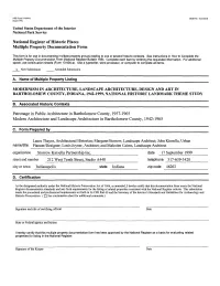 National Register of Historic Places Multiple Property Documentation Form