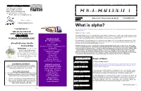 What Is Alpha?