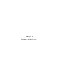 Appendix A: Glossary for Section 2.1 (PDF)