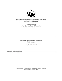Second Session Forty-Seventh General Assembly