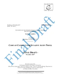 Invasive Alien Trees