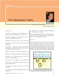 The Endosymbiotic Theory