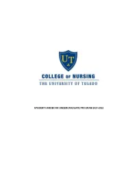 Undergraduate Student Handbook 2021-2022