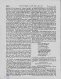 CONGRESSIONAL RECORD-HOUSE. FEBRUARY 18, Soon Forgets If It Ever Remembers Us