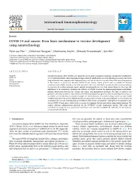 COVID-19 and Cancer: from Basic Mechanisms to Vaccine Development Using Nanotechnology