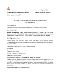 Doc No.4 Virtual Meeting, 7-8 June 2021 REPORT of TH