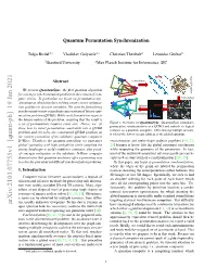 Quantum Permutation Synchronization