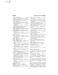 21 CFR Ch. I (4–1–01 Edition)
