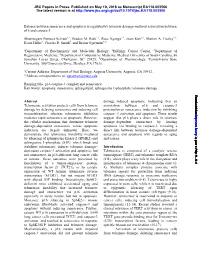 Balance Between Senescence and Apoptosis Is Regulated by Telomere Damage–Induced Association Between P16 and Caspase-3