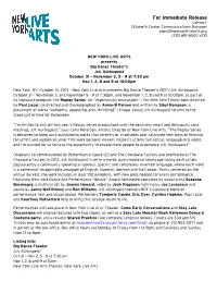For Immediate Release