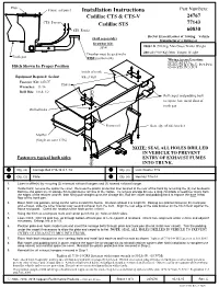 Installation Instructions