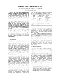 Rethinking Mobile Telephony with the IMP