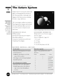 The Saturn System 1